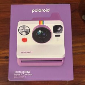 Polaroid Now Instant Camera - Lavender and White never opened